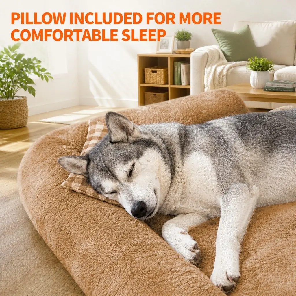 Pet Dog Cat Bed Cushion Soft Washable Puppy Sleeping Warm Nest Cozy Bedding
