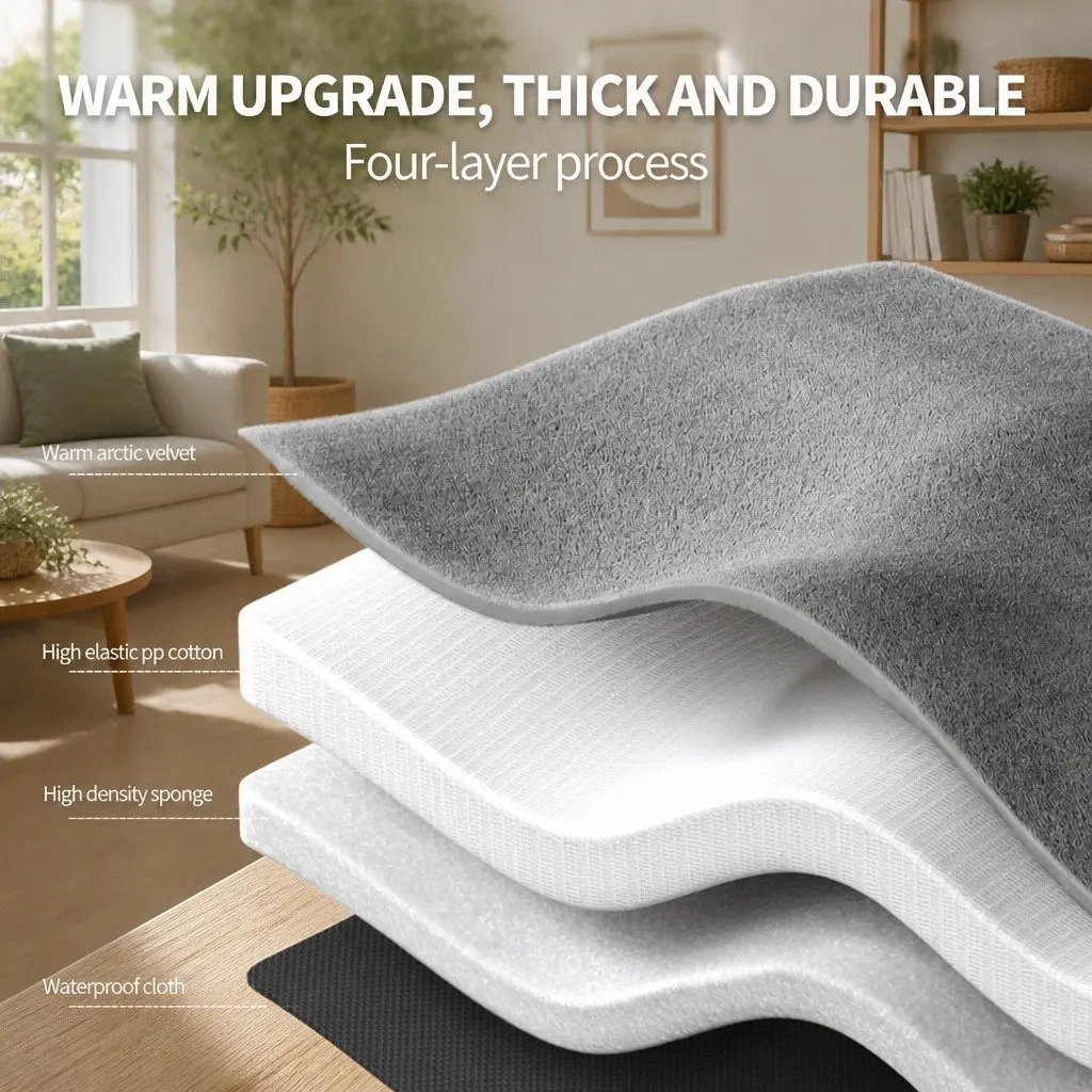 Pet Dog Cat Bed Cushion Soft Washable Puppy Sleeping Warm Nest Cozy Bedding
