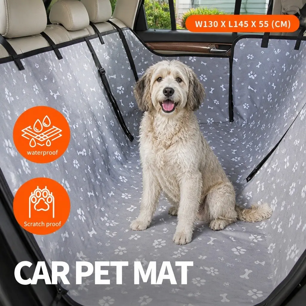 Dog Car Seat Cover with Zipper Access