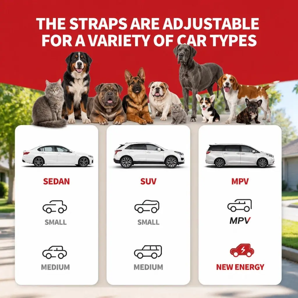 Dog Cat Pet Car Seat Cover Grey Waterproof Nonslip Hammock Back Mat 155x105x35cm