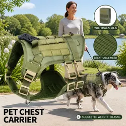 Concise Tactical Chest Rig for Pets: Comfort & Control