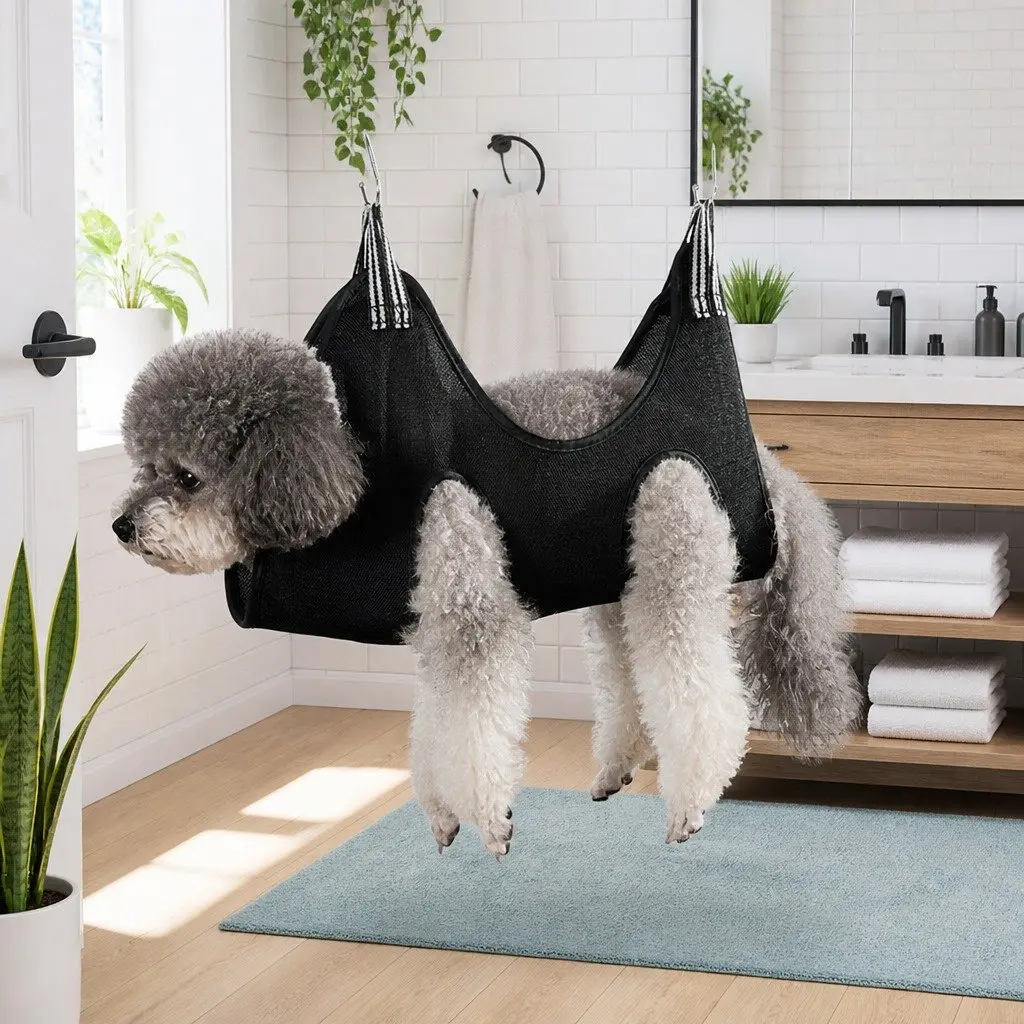 Pet Grooming Hammock for Dogs Cats Bath Care Trimming Beauty Helper Support S