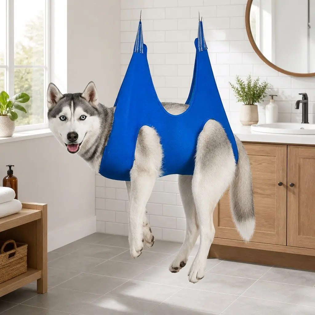 Pet Grooming Nail Trimming Care Bag Medium-Sized Dog Cat Hammock Beauty Tool