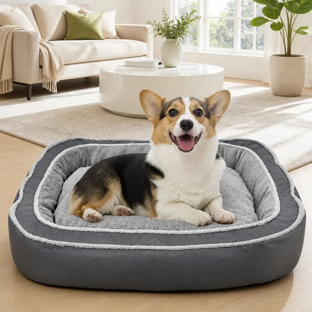Blue Oval Pet Nest Bed