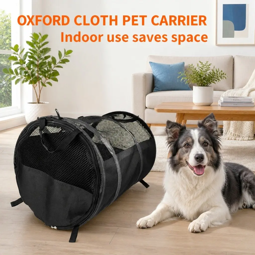 Portable Foldable Pet Carrier Travel Bag Cats Dogs Car Transport Kennel House