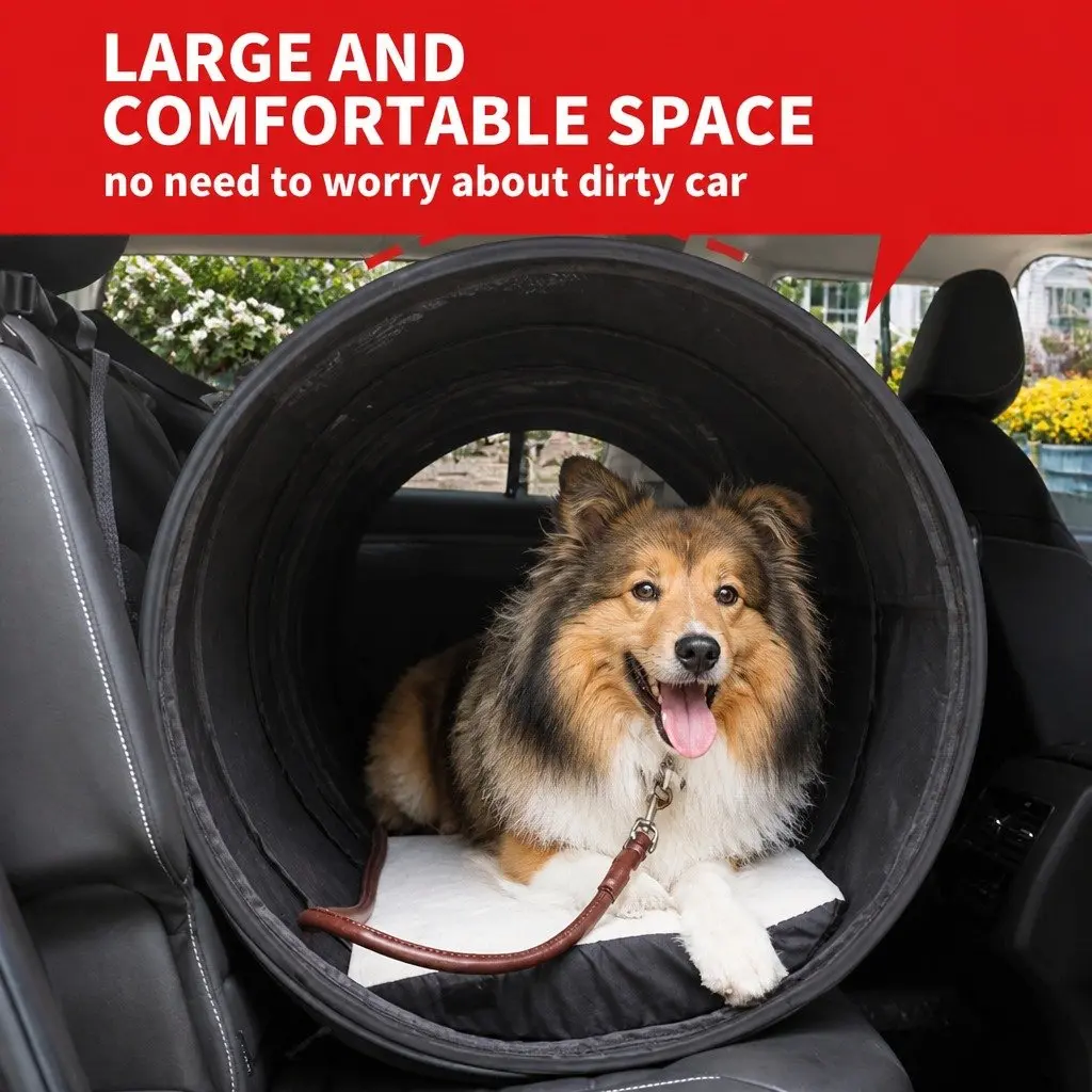 Portable Foldable Pet Carrier Travel Bag Cats Dogs Car Transport Kennel House