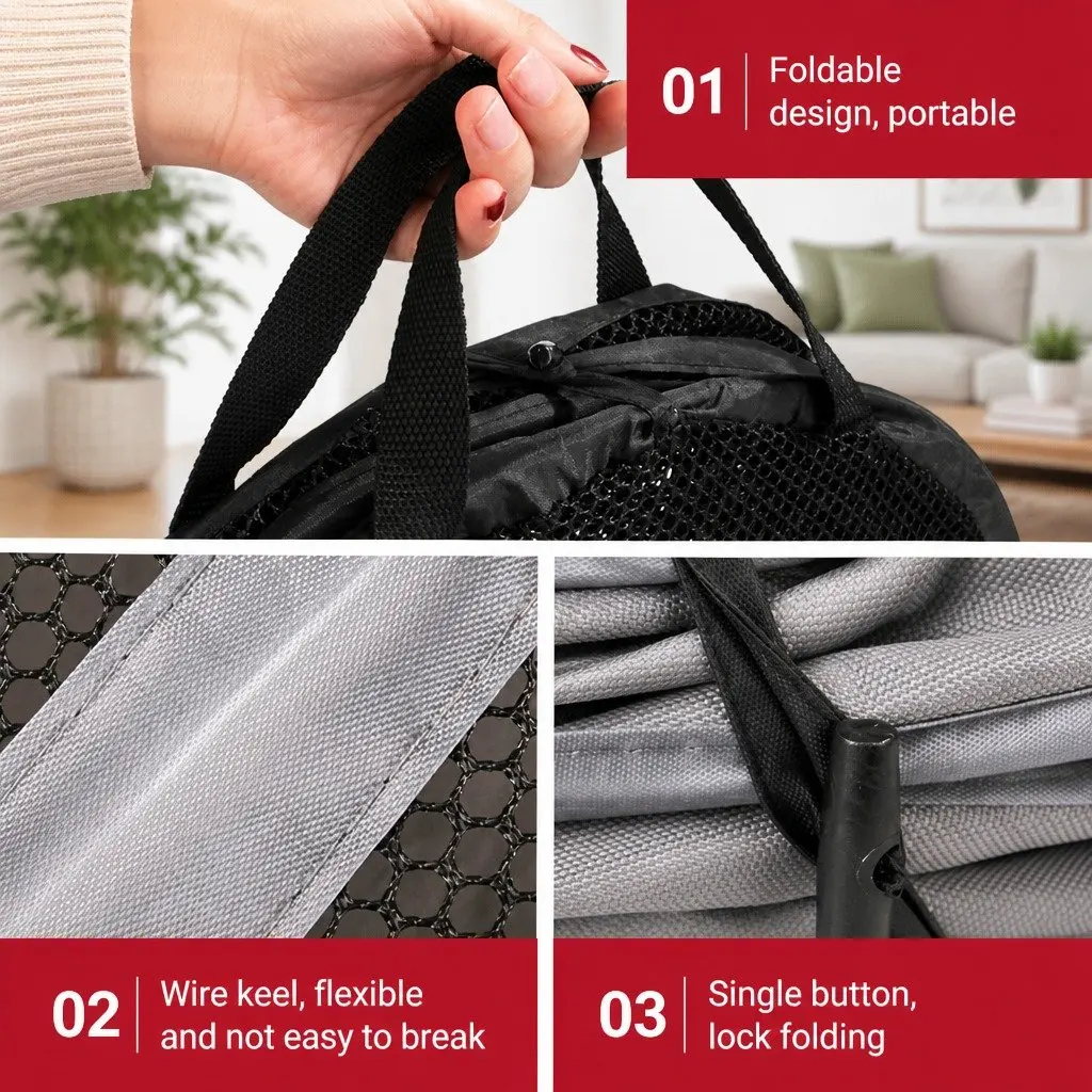 Pet Carrier Bag Portable Travel for Cats Dogs Black Shoulder Strap Lightweight