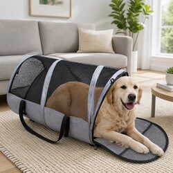 Efficient Foldable Pet Carrier for Cats and Dogs