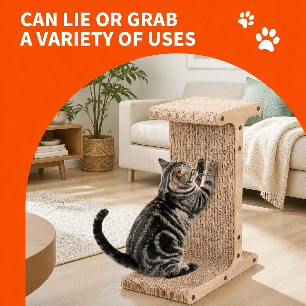 T-Jump Stand Cat Scratch Board for Cats