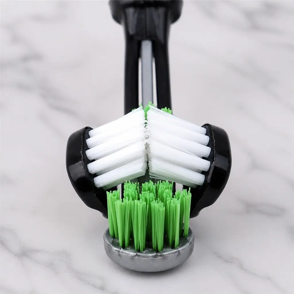 Pet Toothbrush White Three-Head Multi-Angle Cleaning Tool