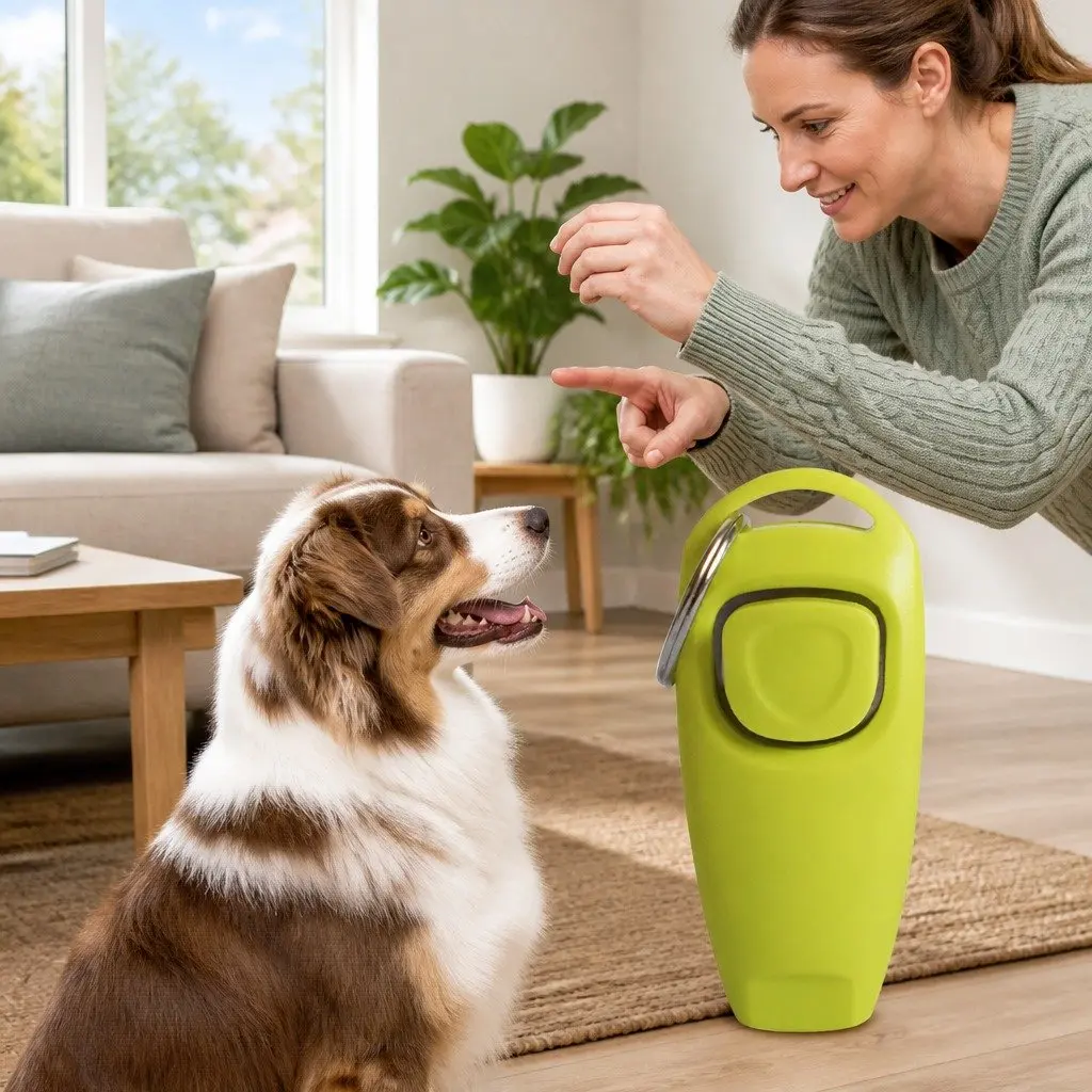 Dog Training Whistle and Clicker Combo