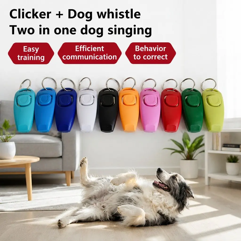 Dog Training Whistle Bark Control Stop Barking Pet Deterrent Obedience Tool