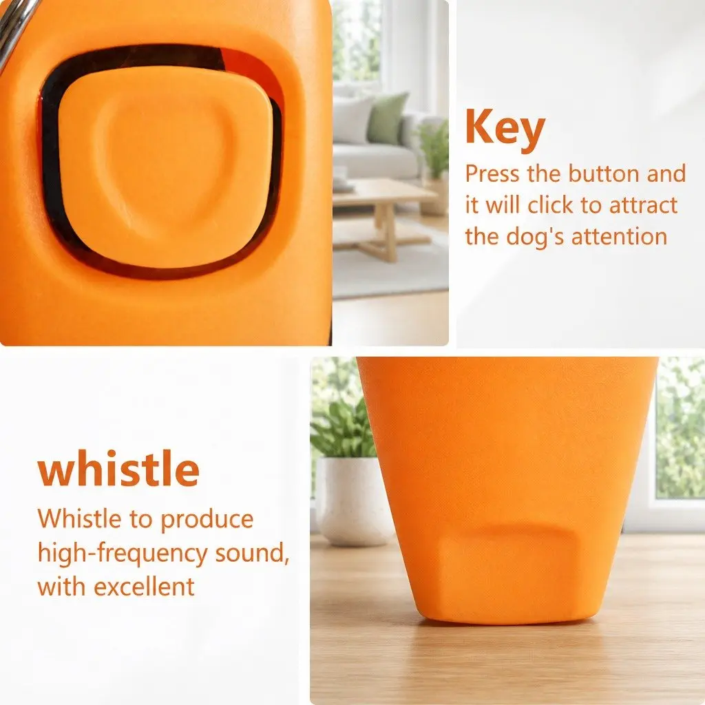 Dog Training Whistle Bark Control Stop Barking Pet Deterrent Obedience Tool