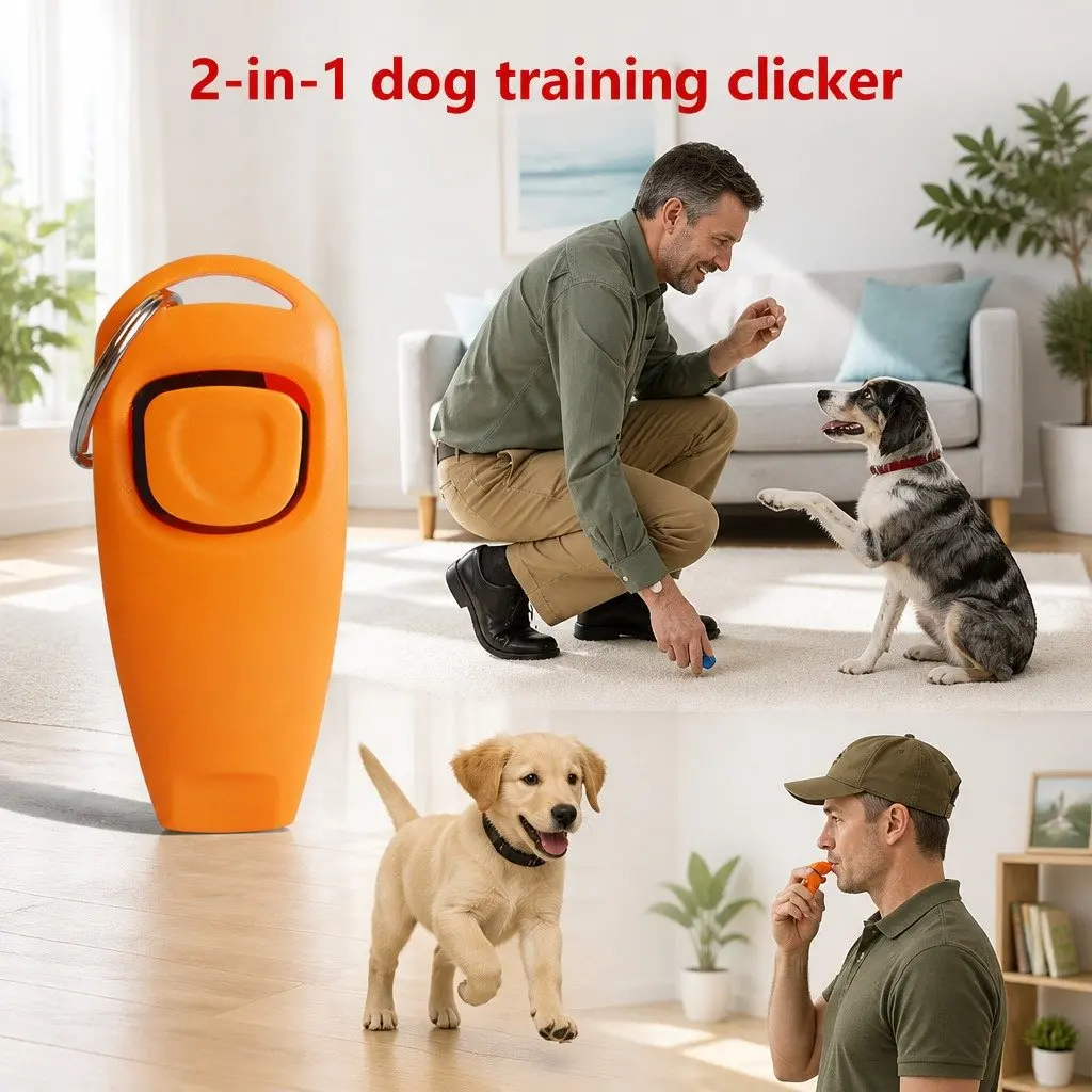 Dog Training Whistle Bark Control Stop Barking Pet Deterrent Obedience Tool