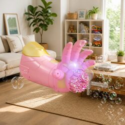 Compact and Fun Automatic Bubble Gun Toy