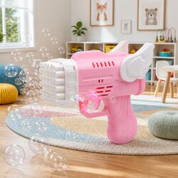 Compact and Effective Bubble Blowing Gun for All Ages