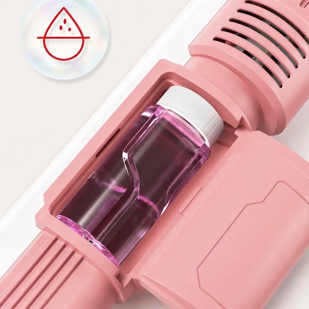 Bubble Machine Electric Spray Gun in Pink