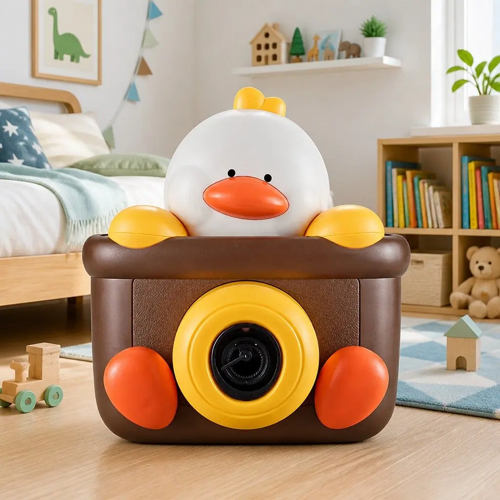 Electric Bubble Machine Hand-Held Automatic Blower Toy for Kids Children Baby