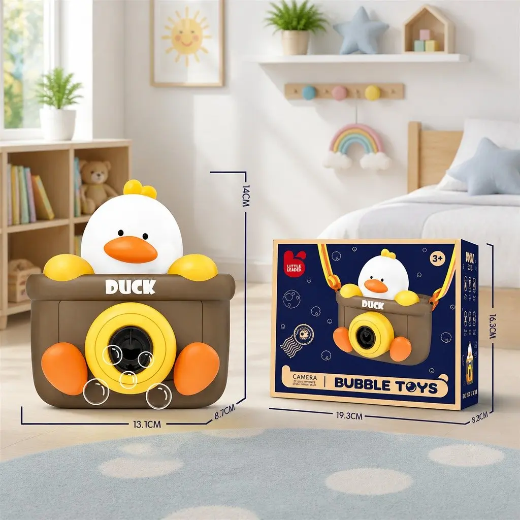 Electric Bubble Machine Hand-Held Automatic Blower Toy for Kids Children Baby