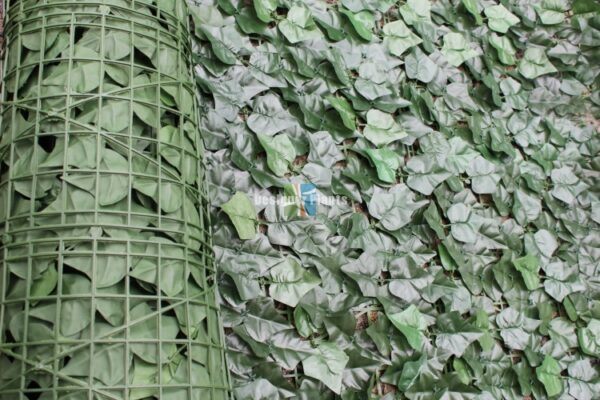 Fanno-Artificial Ivy Leaf Hedging  x 1m Roll UV Treated Weather Resistant Privacy Screen