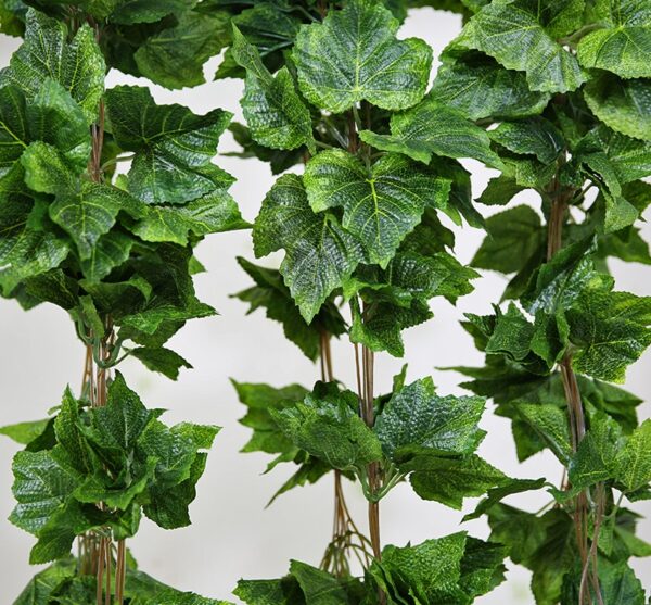 Fanno-Artificial Ivy Garland Vines 260cm Long with 45 Leaves for Home Decor 5 Pack