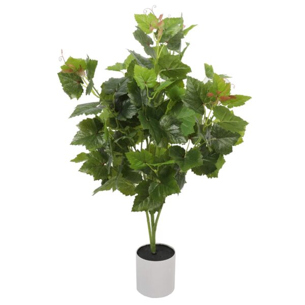 Fanno-Artificial Potted Grape Vine Tree 70cm Realistic Indoor Plant with Flower Buds