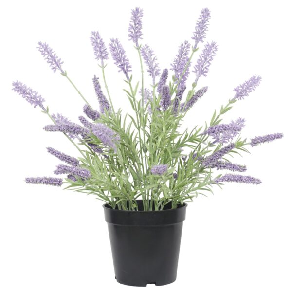 Fanno-Artificial Lavender Plant 40cm Potted Indoor Outdoor Decor with UV Protection