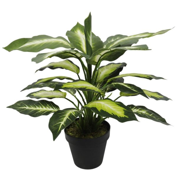 Fanno-Artificial Leopard Lily Plant with Pot 40cm Indoor Decor Low Maintenance Greenery