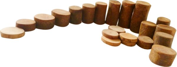 Fanno-Tree Counting Set 70 Pieces Wooden Blocks for Math Learning and Classroom Activities