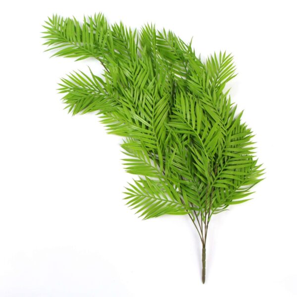 Fanno-Hanging Bamboo Leaf Fern Plant UV Resistant Lifelike Indoor Outdoor Decor 80cm