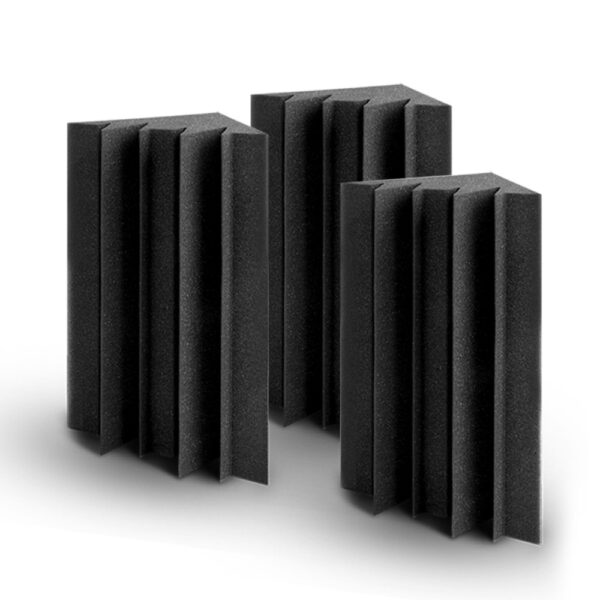 Fanno-Set of 20 Corner Acoustic Foam Bass Traps for Soundproofing and Noise Absorption