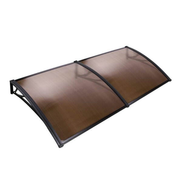 Fanno-Window Door Awning Canopy 1x2m UV Rain Resistant Stylish Outdoor Cover