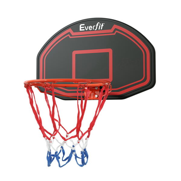 Fanno-Portable Basketball Hoop for Door Wall Mount Lightweight HDPE Backboard Steel Rim