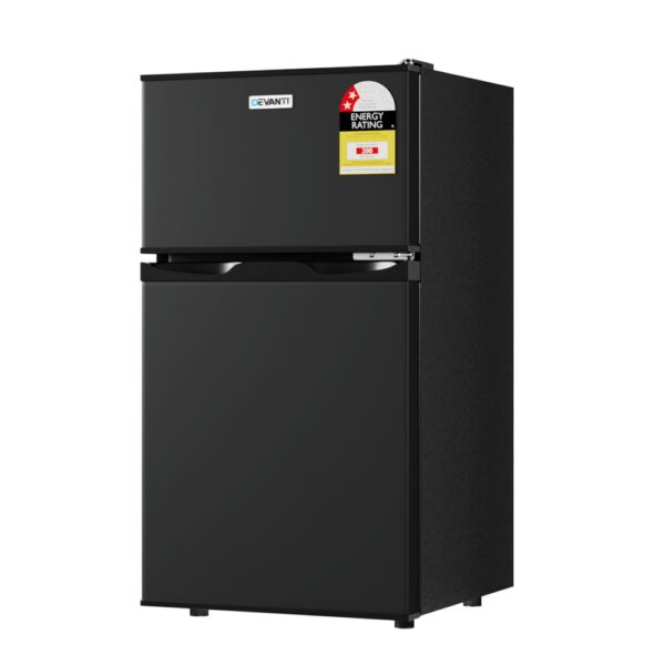 Fanno-80L Bar Fridge Mini Freezer Refrigerator Black