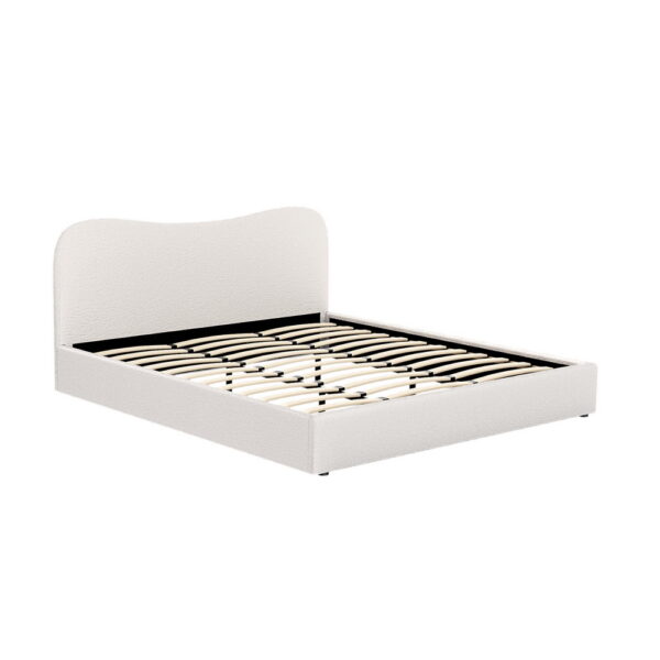 Fanno-Bed Frame King Size Boucle DARA