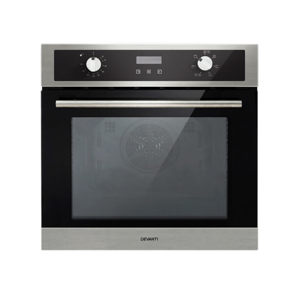 Fanno-Built-In Convection Oven 80L Stainless Steel 8 Functions Easy Clean Timer