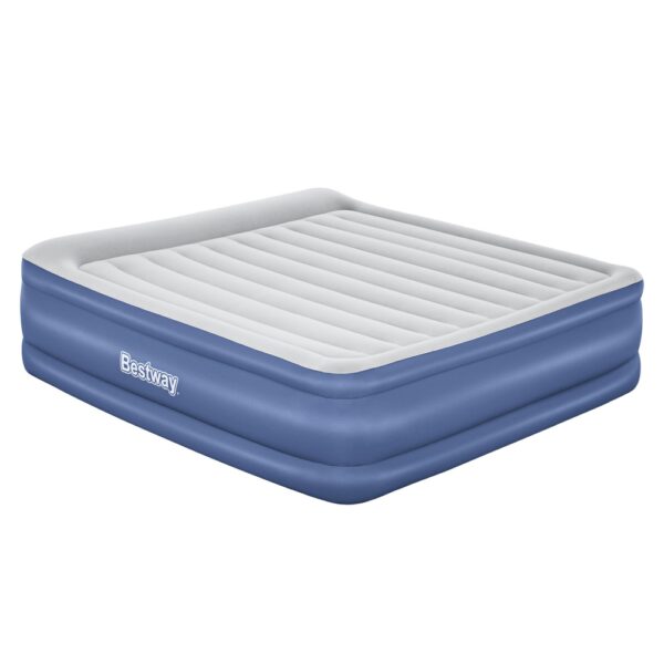 Fanno-King Size Air Bed Inflatable Mattress with Built-in Pump and Carry Bag