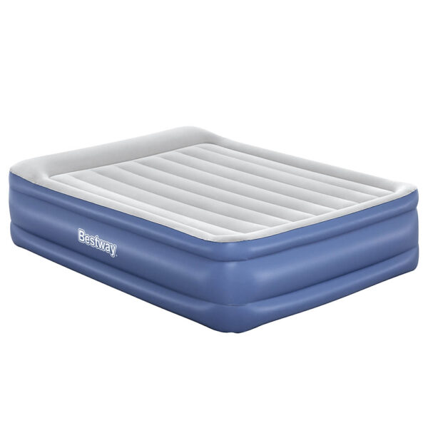 Fanno-Queen Size Air Mattress with Built-in Pump for Indoor Outdoor Use