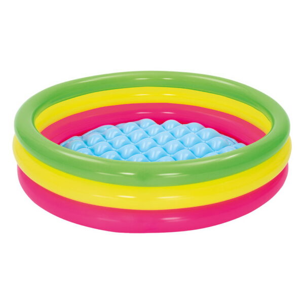 Fanno-Kids Inflatable Pool Above Ground Round Splash Pool 102x102x25cm