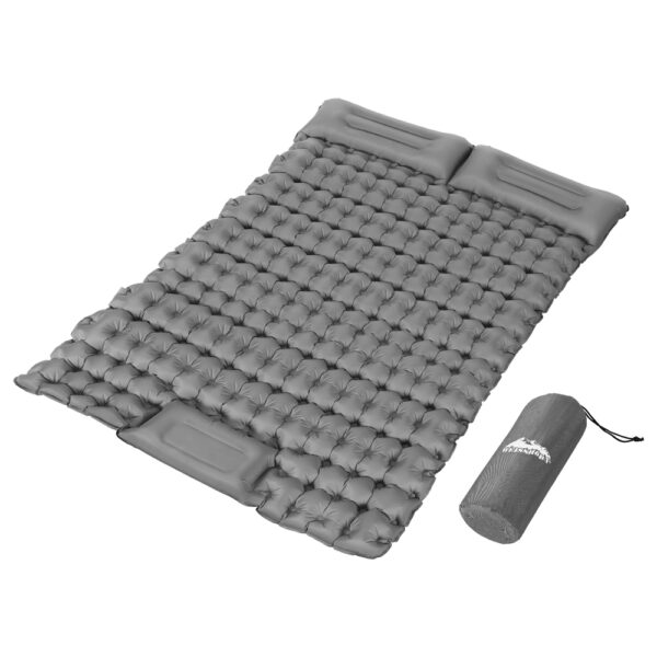 Fanno-Self-Inflating Camping Mat with Pillow Lightweight Water-Resistant Portable Bed