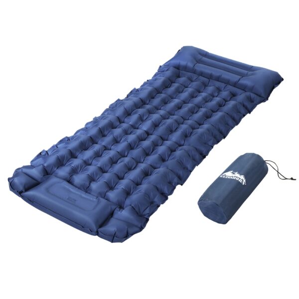 Fanno-Self-Inflating Camping Mat with Pillow Lightweight Water-Resistant Carry Bag