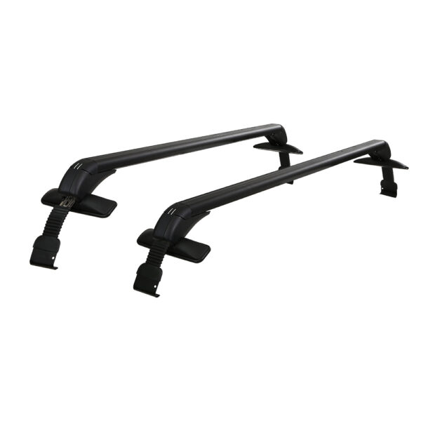 Fanno-Universal Car Roof Rack Adjustable Aluminium Cross Bars Lockable 45kg Capacity