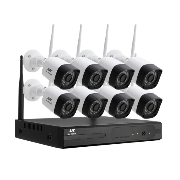 Fanno-3MP Wireless CCTV 8CH 8 Square Camera