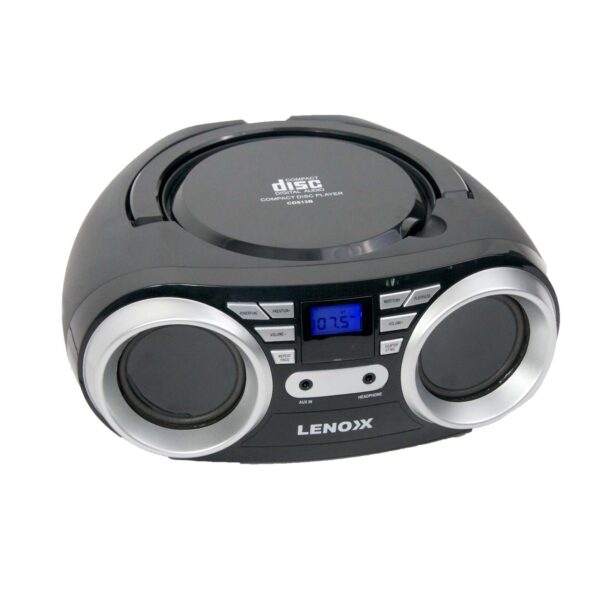 Fanno-Portable CD Player with FM Radio AUX Input Compact Design for Music on the Go