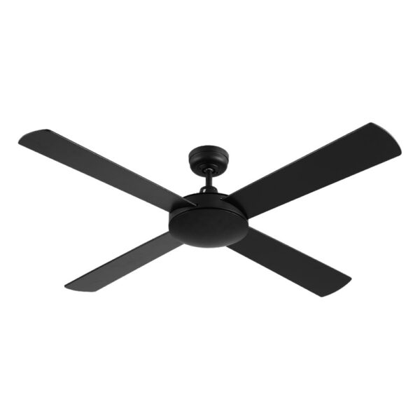 Fanno-52 Inch Ceiling Fan with Remote Control Energy Efficient Quiet Operation Black