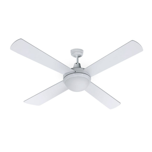 Fanno-52 Inch Ceiling Fan with Remote Control LED Light and Timer for Indoor Outdoor Use