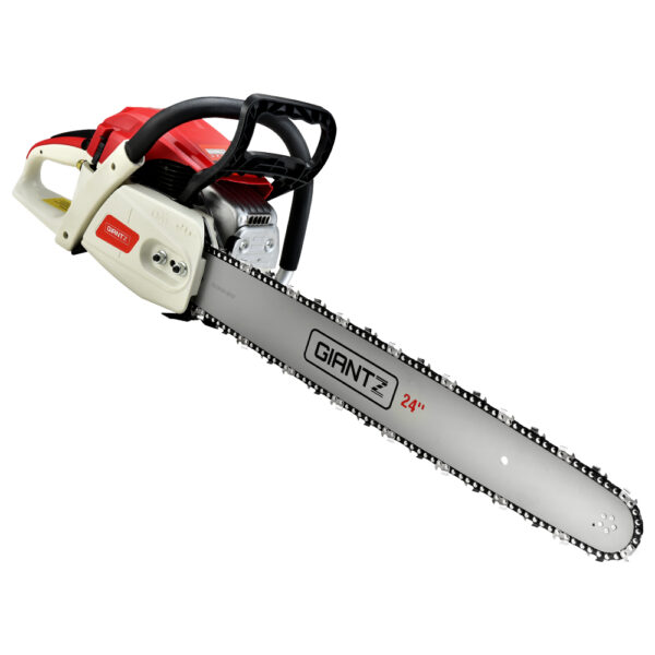 Fanno-Commercial Grade 88CC Chainsaw with 24 Inch Bar and E-Start for Pruning and Cutting