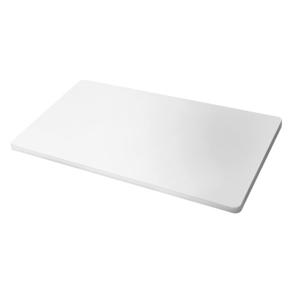 Fanno-Desk Top Compatible with  Motorised Frame 120cm White Anti-Scratch Finish