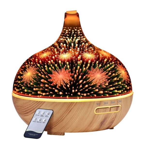 Fanno-Aroma Diffuser 4-in-1 Humidifier Purifier Night Light with 3D Lighting Effect