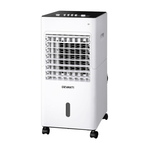 Fanno-Evaporative Air Cooler 4-in-1 Humidifier Fan Purifier 6L Water Tank Energy Efficient